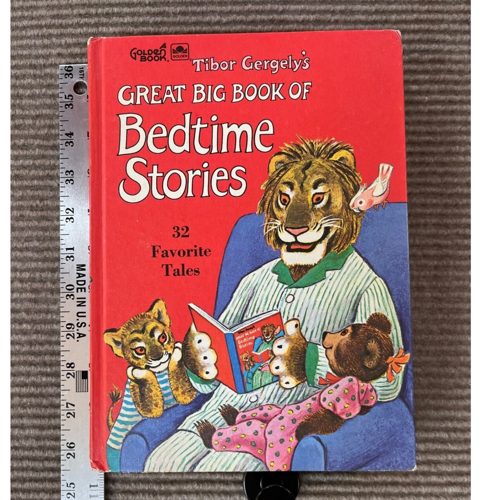 Tibor Gergely Great Big Book of Bedtime‎ Stories Vintage Golden Book Hardcover